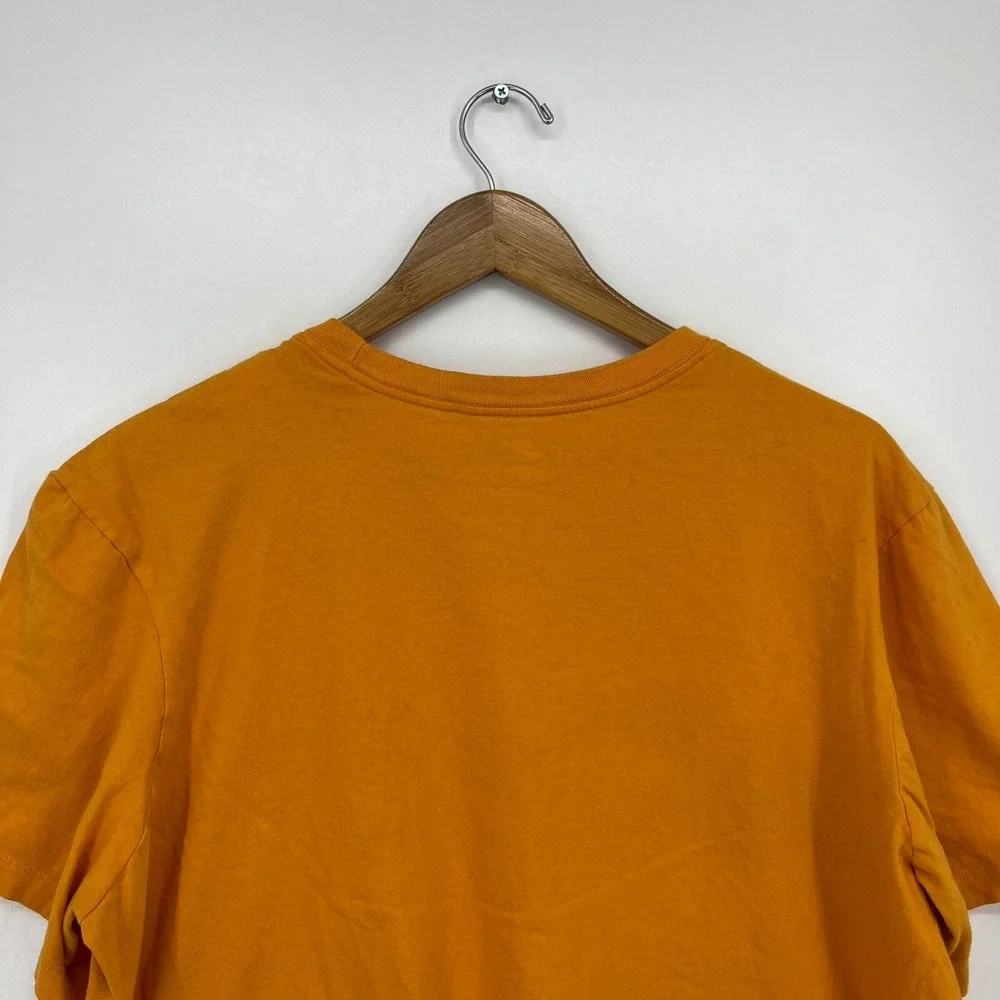 Nike Air Mens Graphic Tee Orange Yellow Short Sleeve T-Shirt Size XL